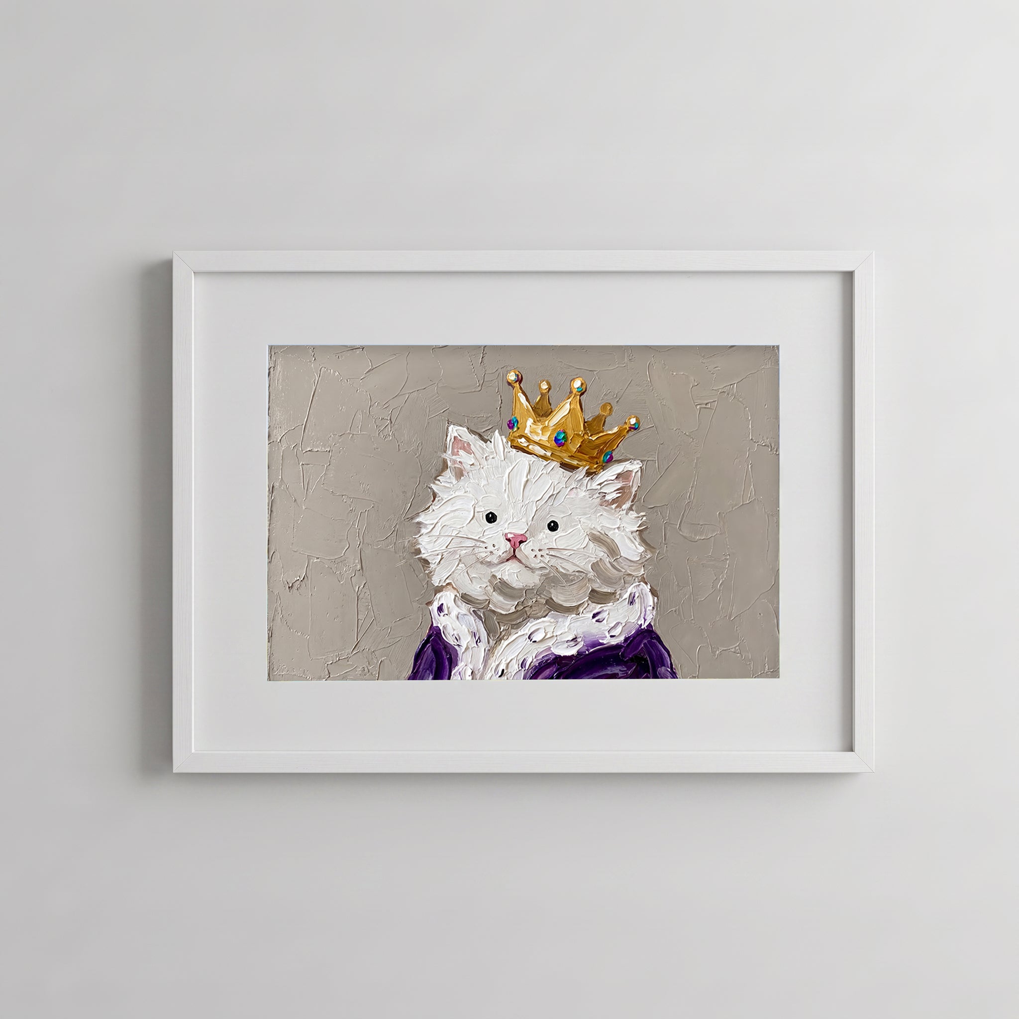 King Purrcival Framed