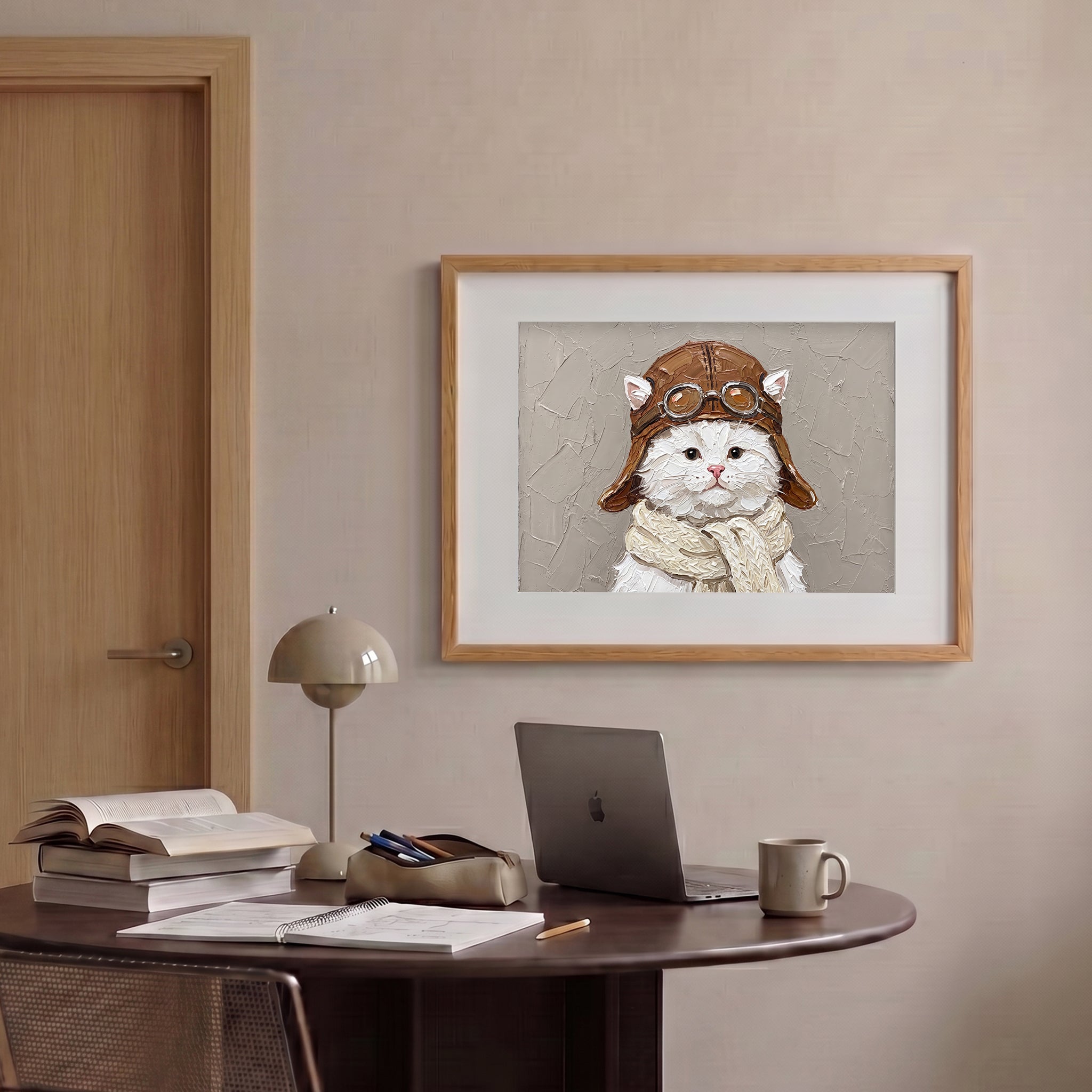Captain Furrington Framed