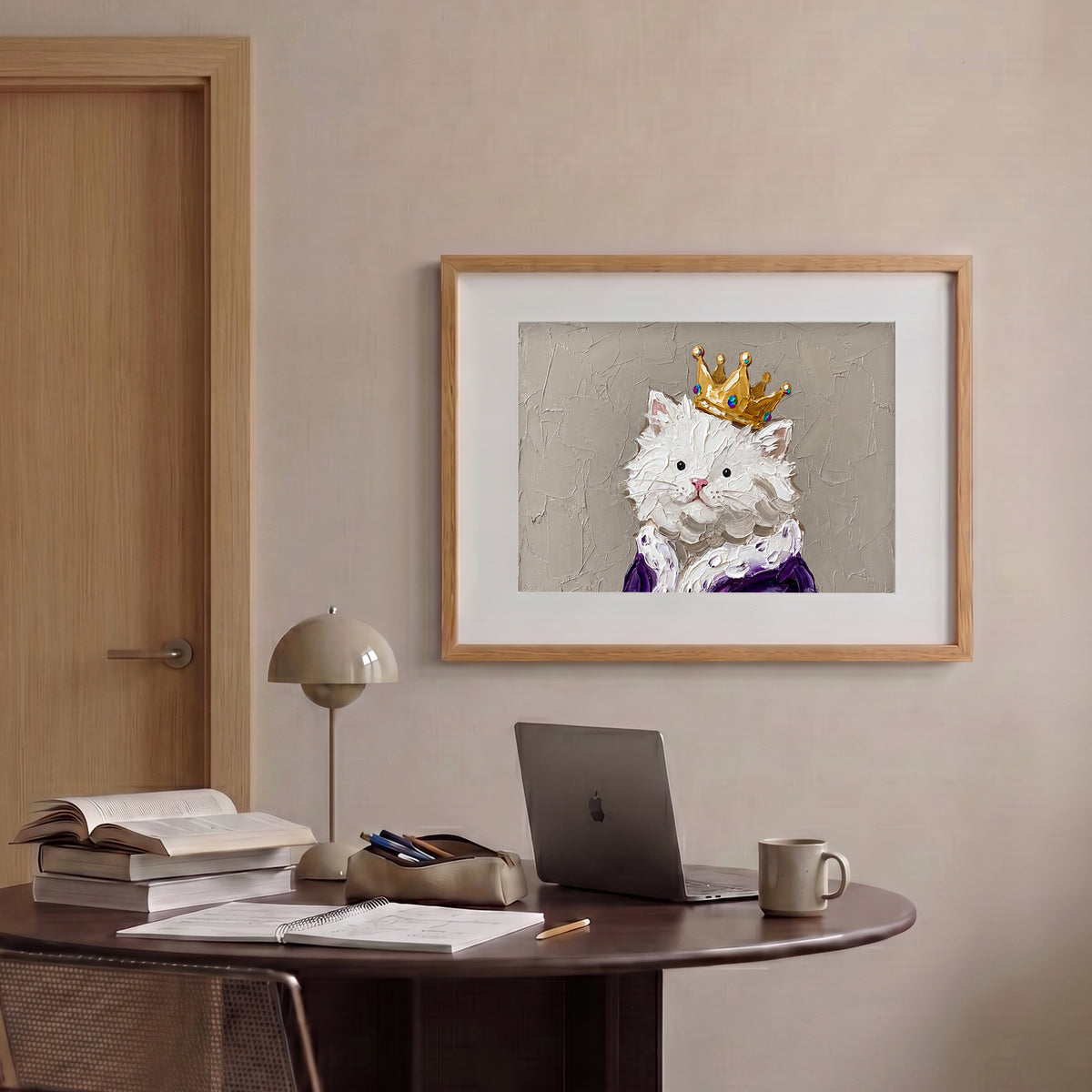 King Purrcival Framed