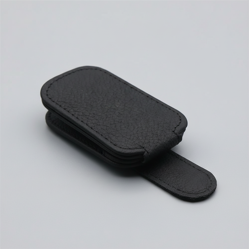 Marcel Luxe Leather Car Clip