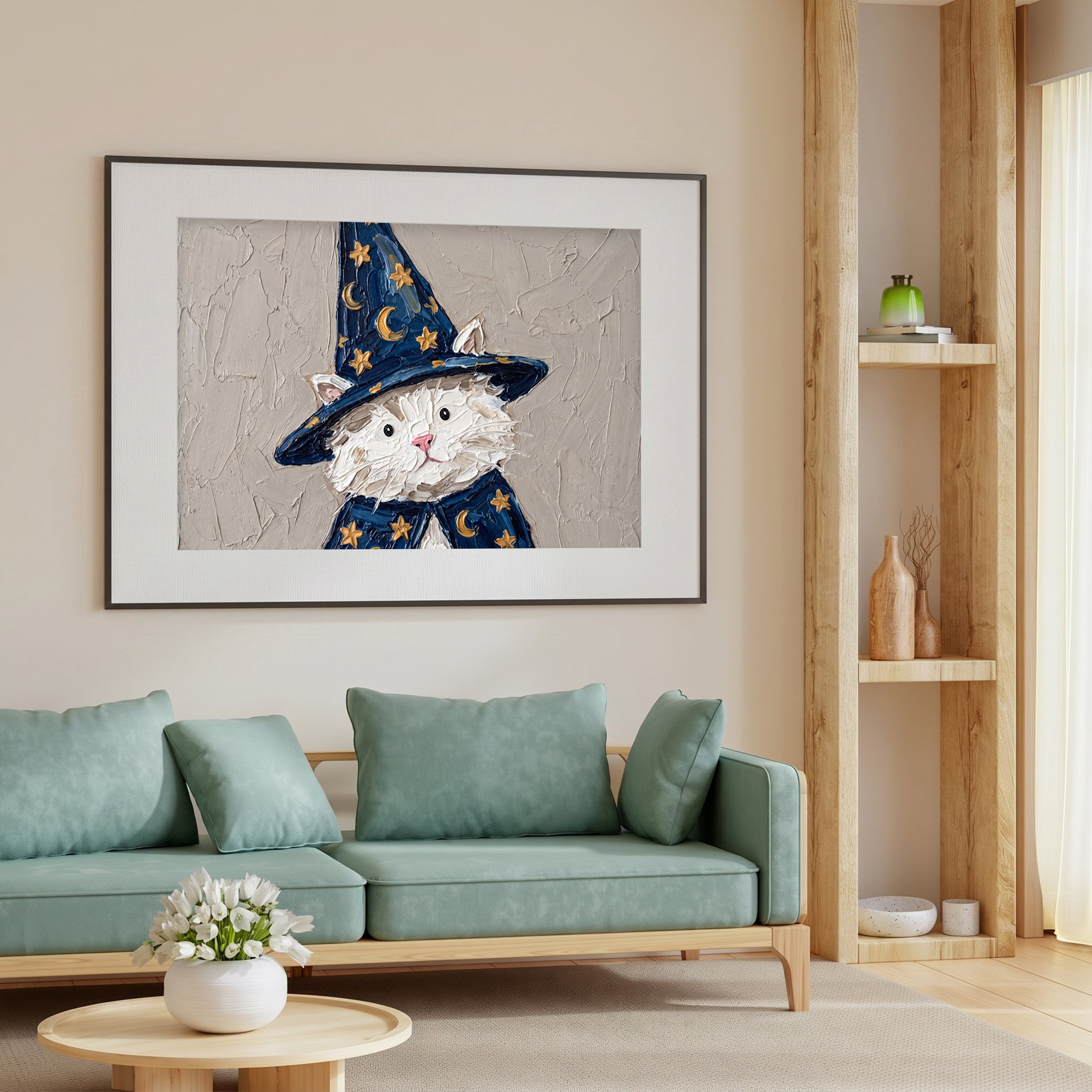 Merlin Purrkins Framed