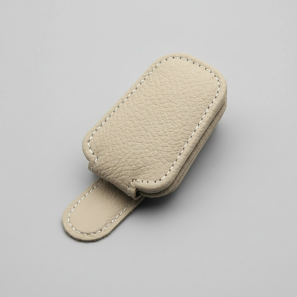 Marcel Luxe Leather Car Clip