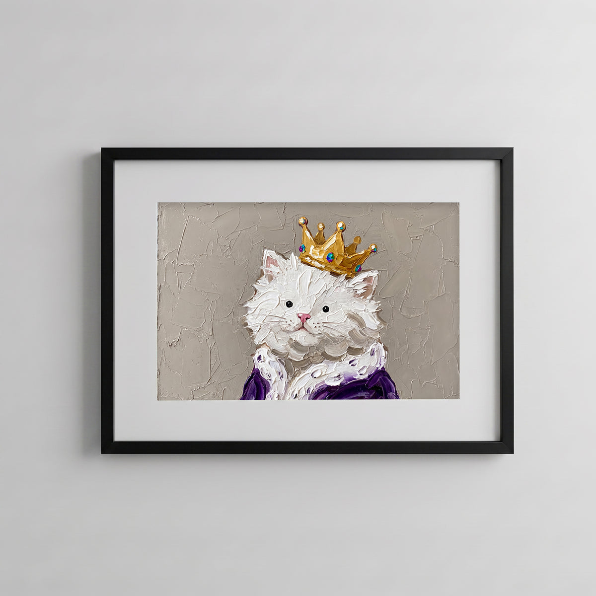 King Purrcival Framed