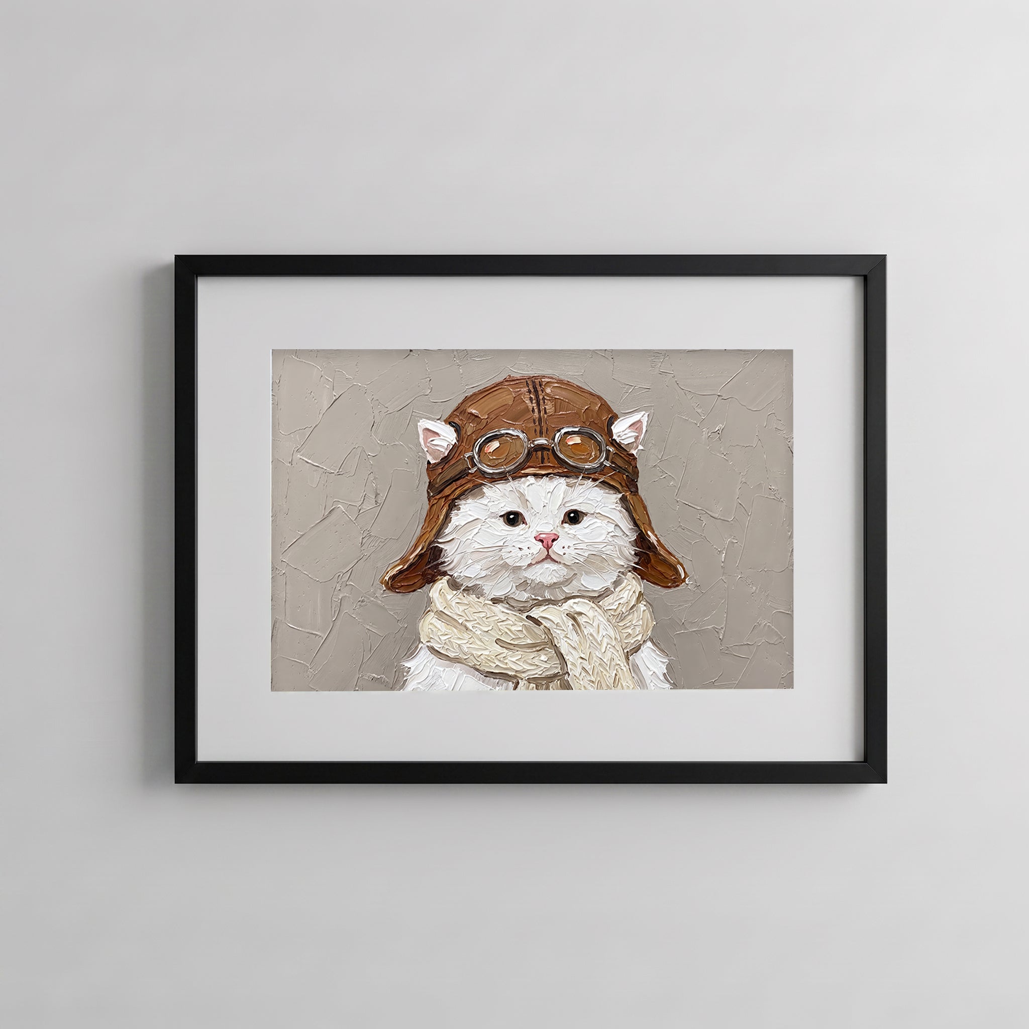 Captain Furrington Framed