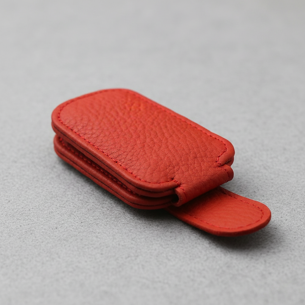 Marcel Luxe Leather Car Clip