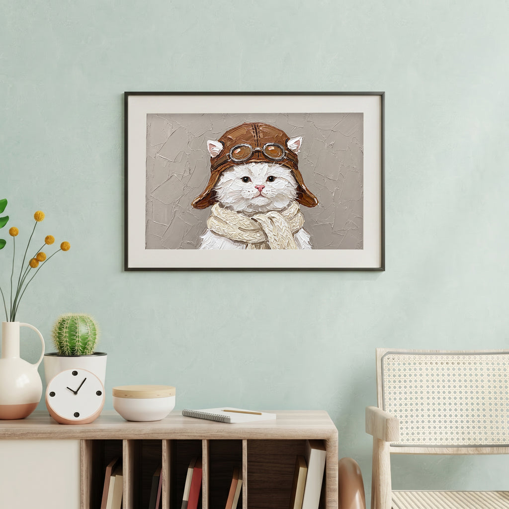 Captain Furrington Framed