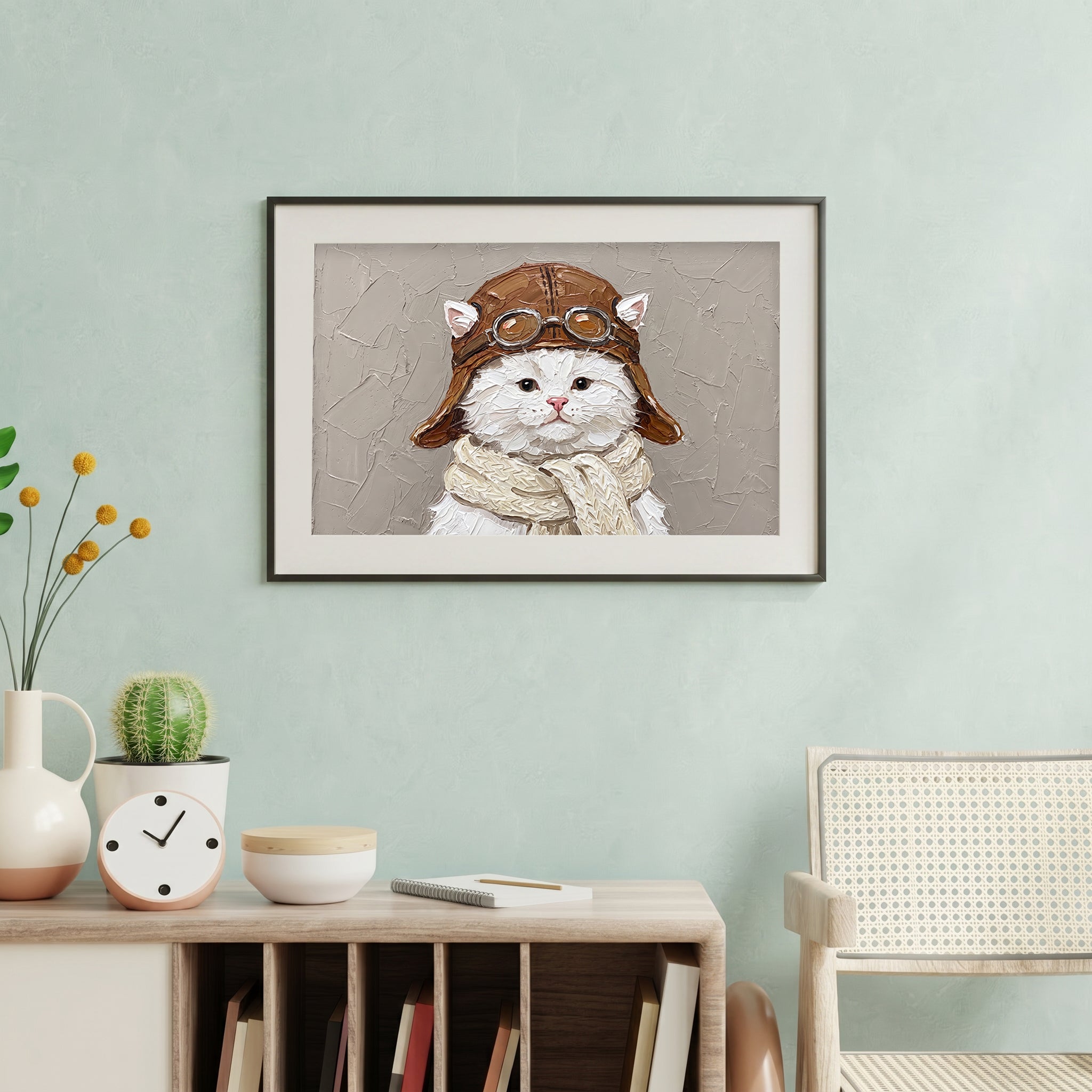 Captain Furrington Framed