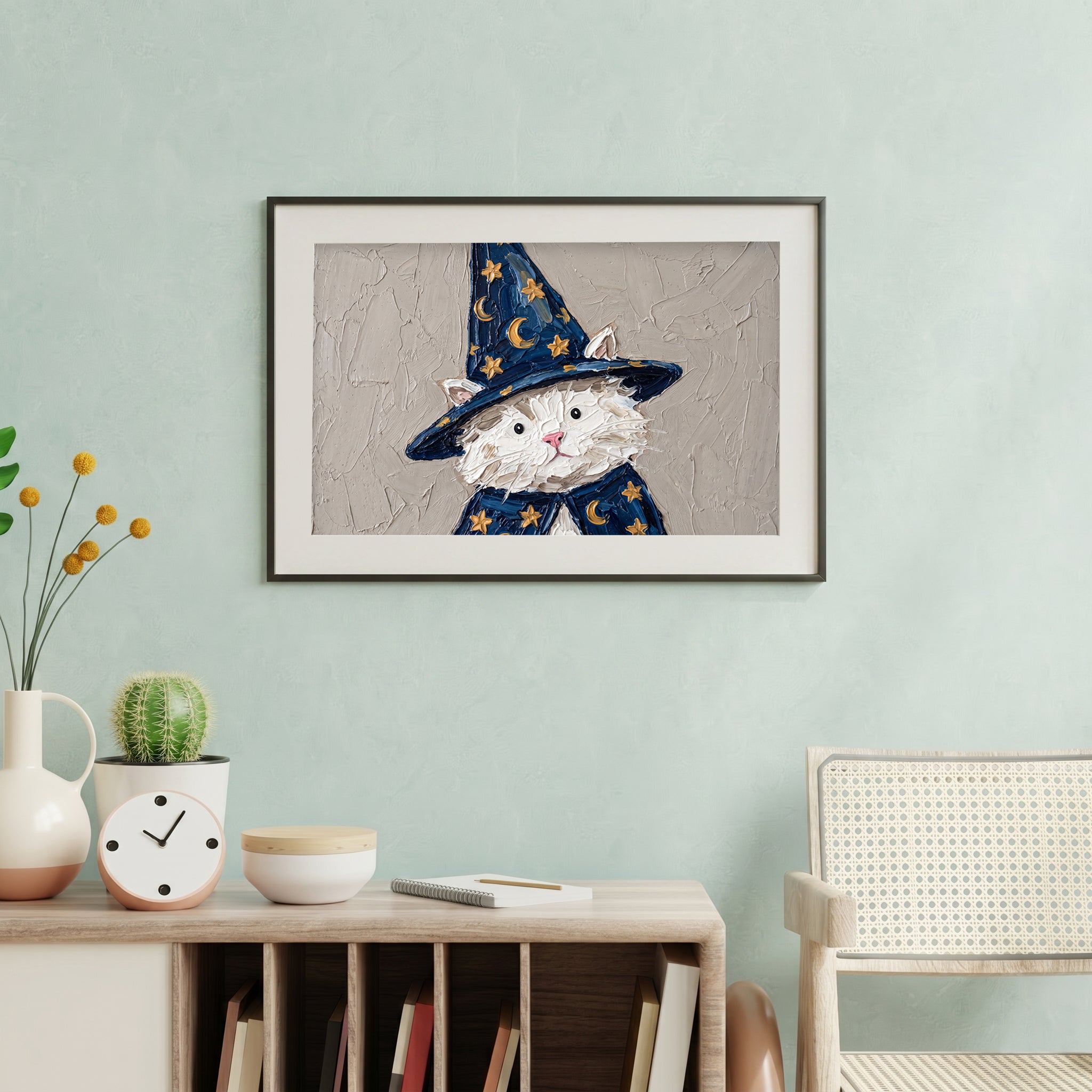 Merlin Purrkins Framed