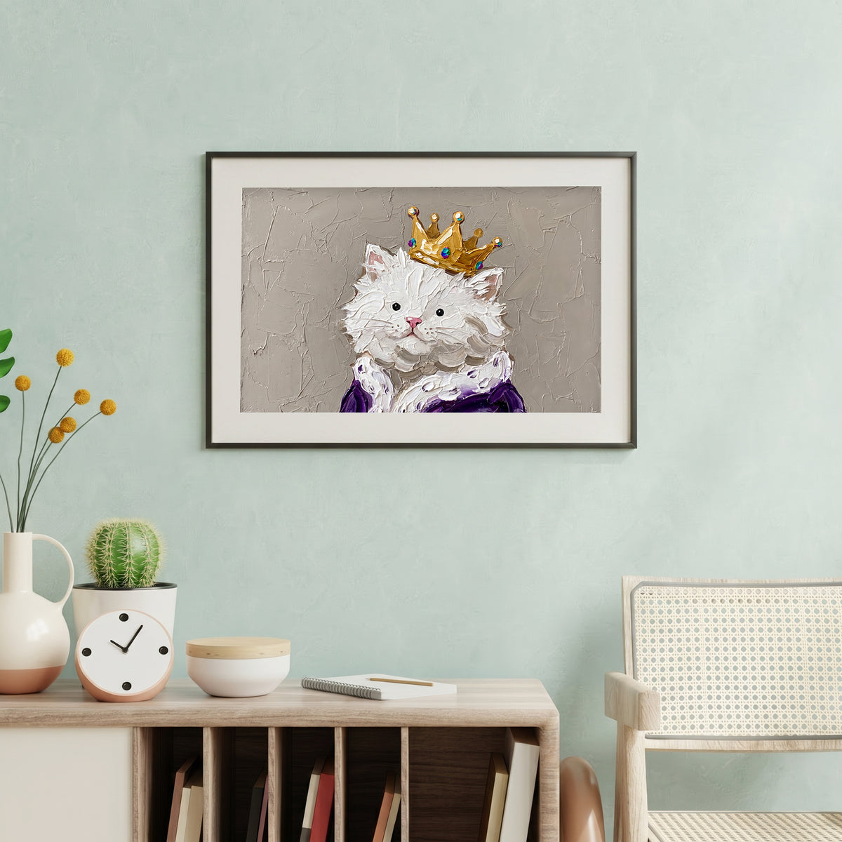 King Purrcival Framed