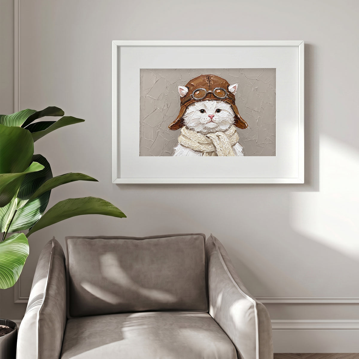Captain Furrington Framed