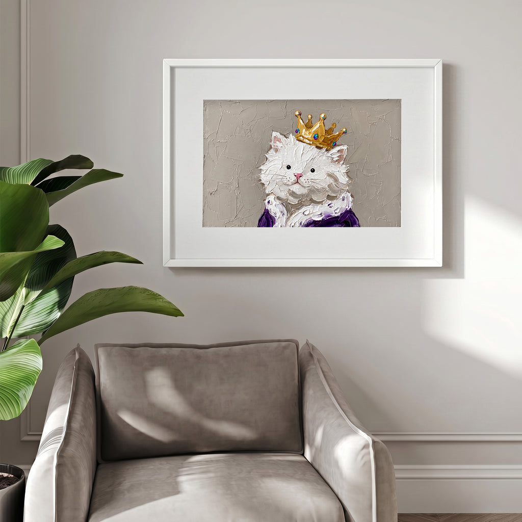 King Purrcival Framed