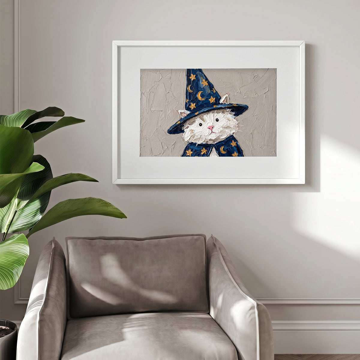 Merlin Purrkins Framed
