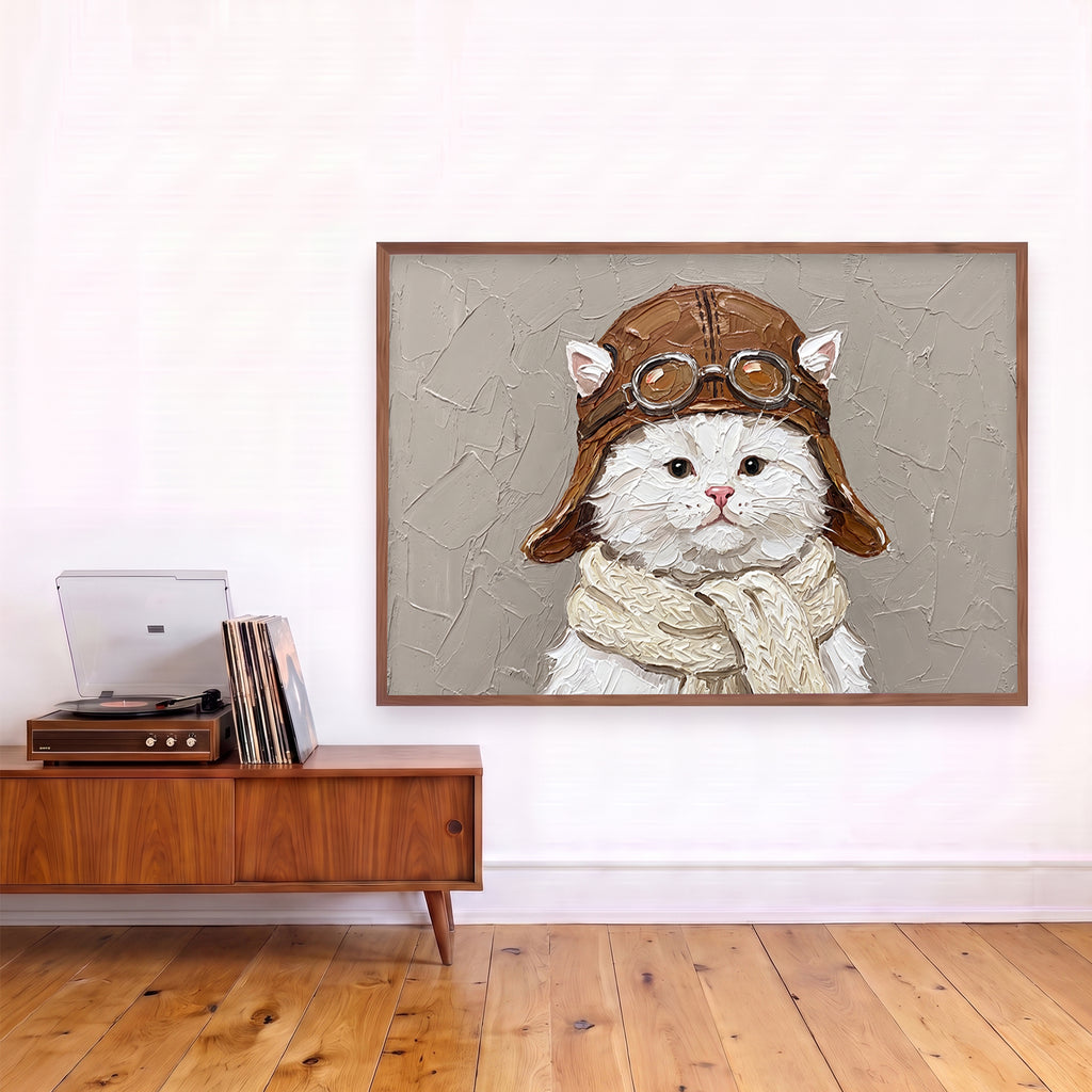 Captain Furrington Framed