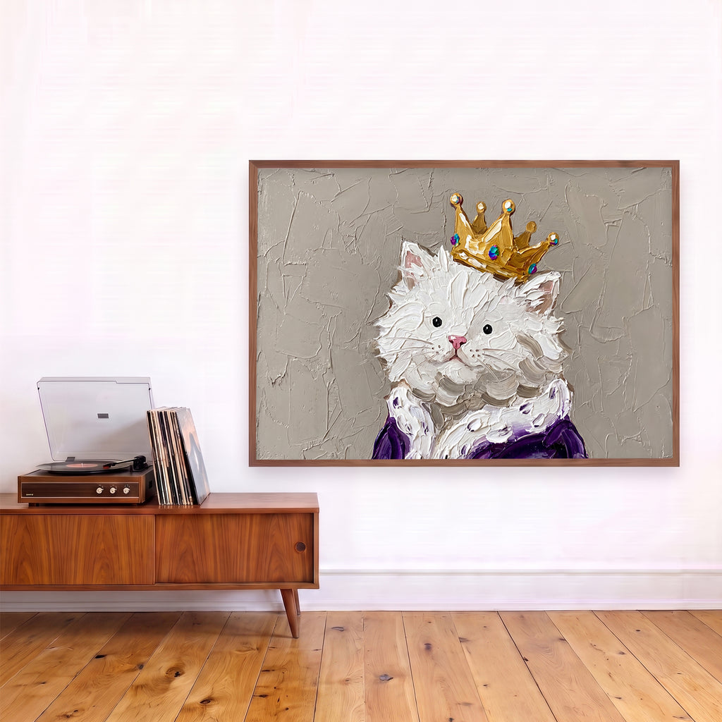 King Purrcival Framed