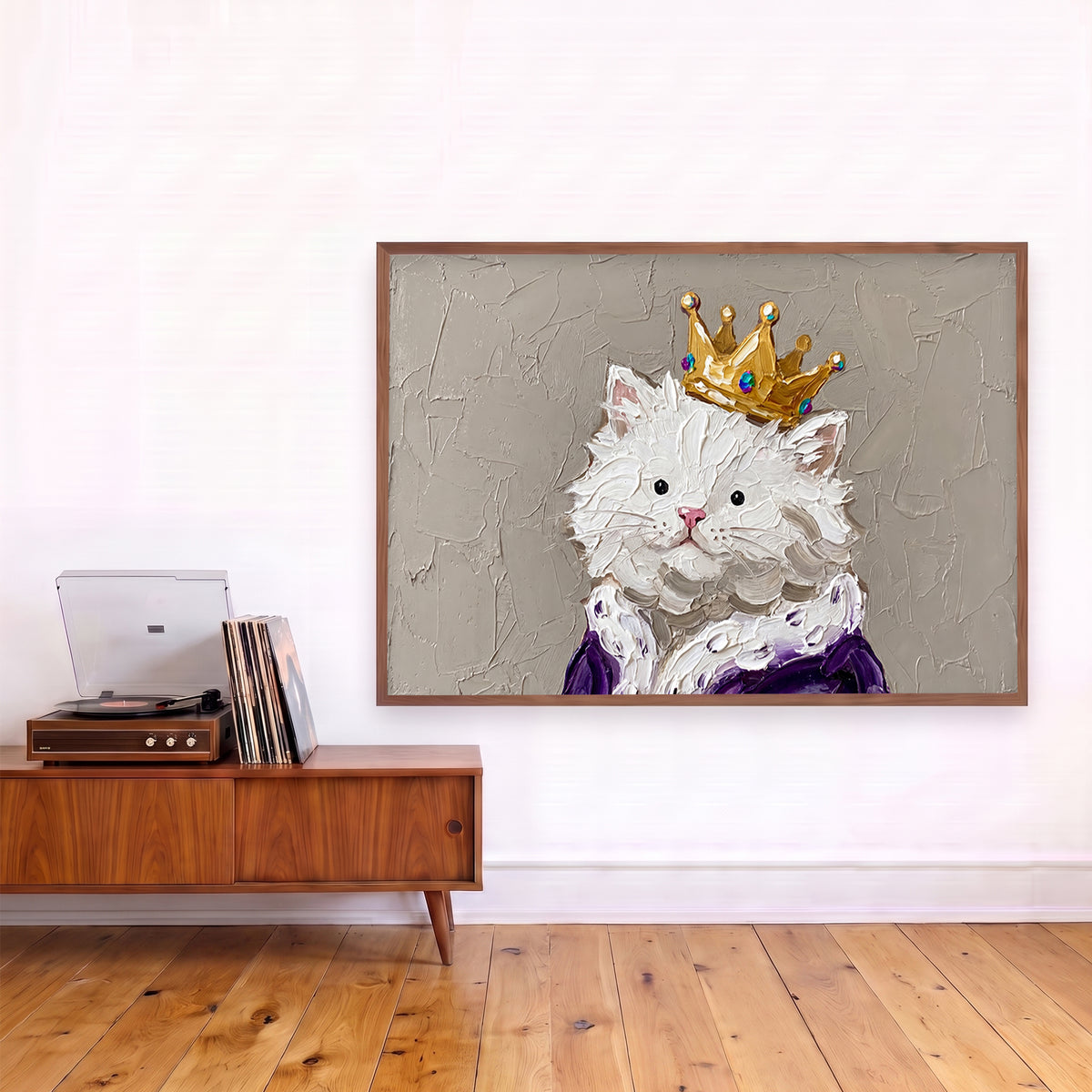 King Purrcival Framed