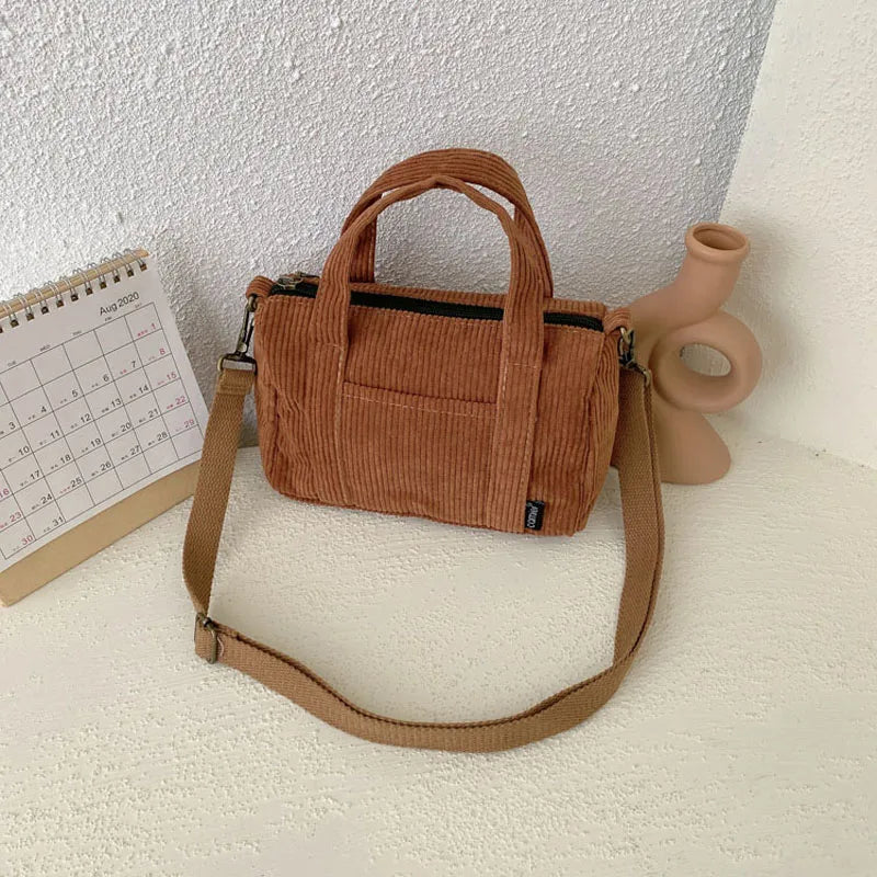 Léa Corduroy Shoulder Bag