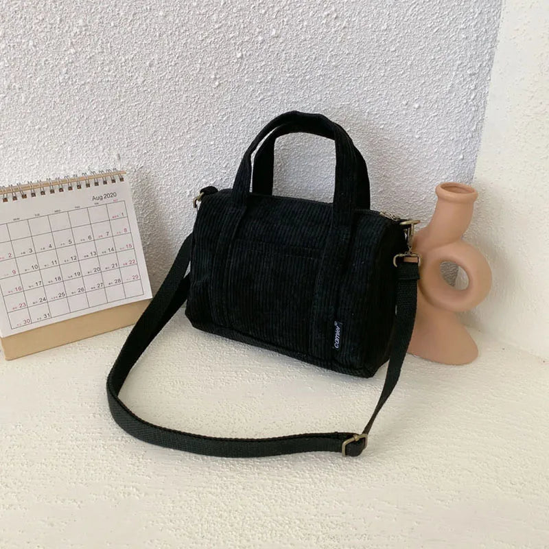 Léa Corduroy Shoulder Bag