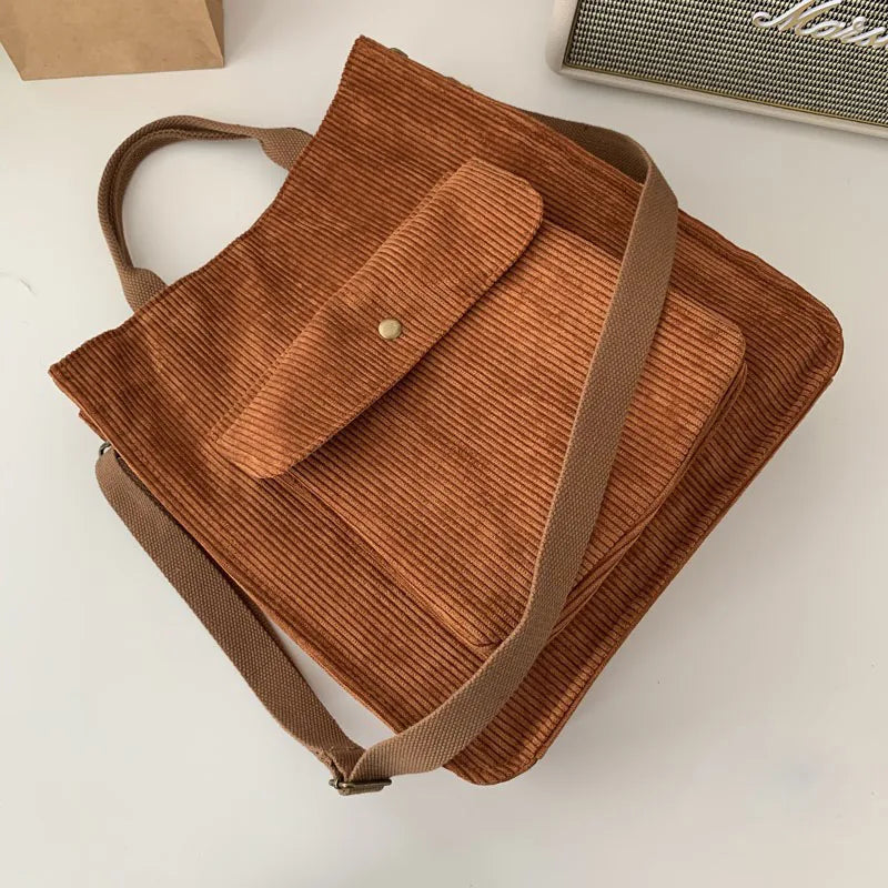 Léa Corduroy Shoulder Bag