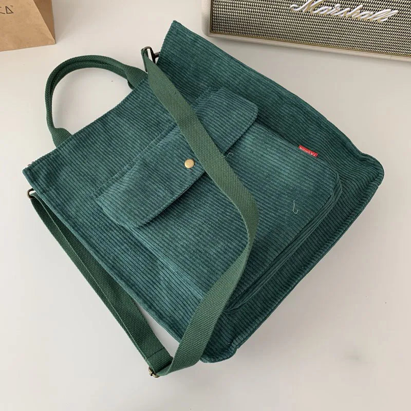 Léa Corduroy Shoulder Bag