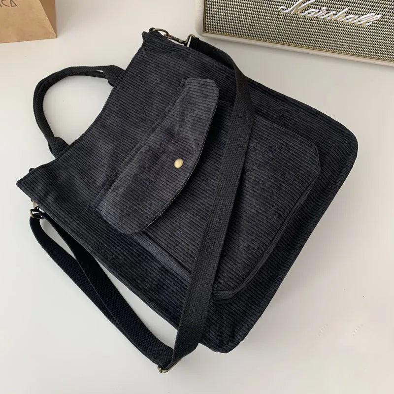 Léa Corduroy Shoulder Bag