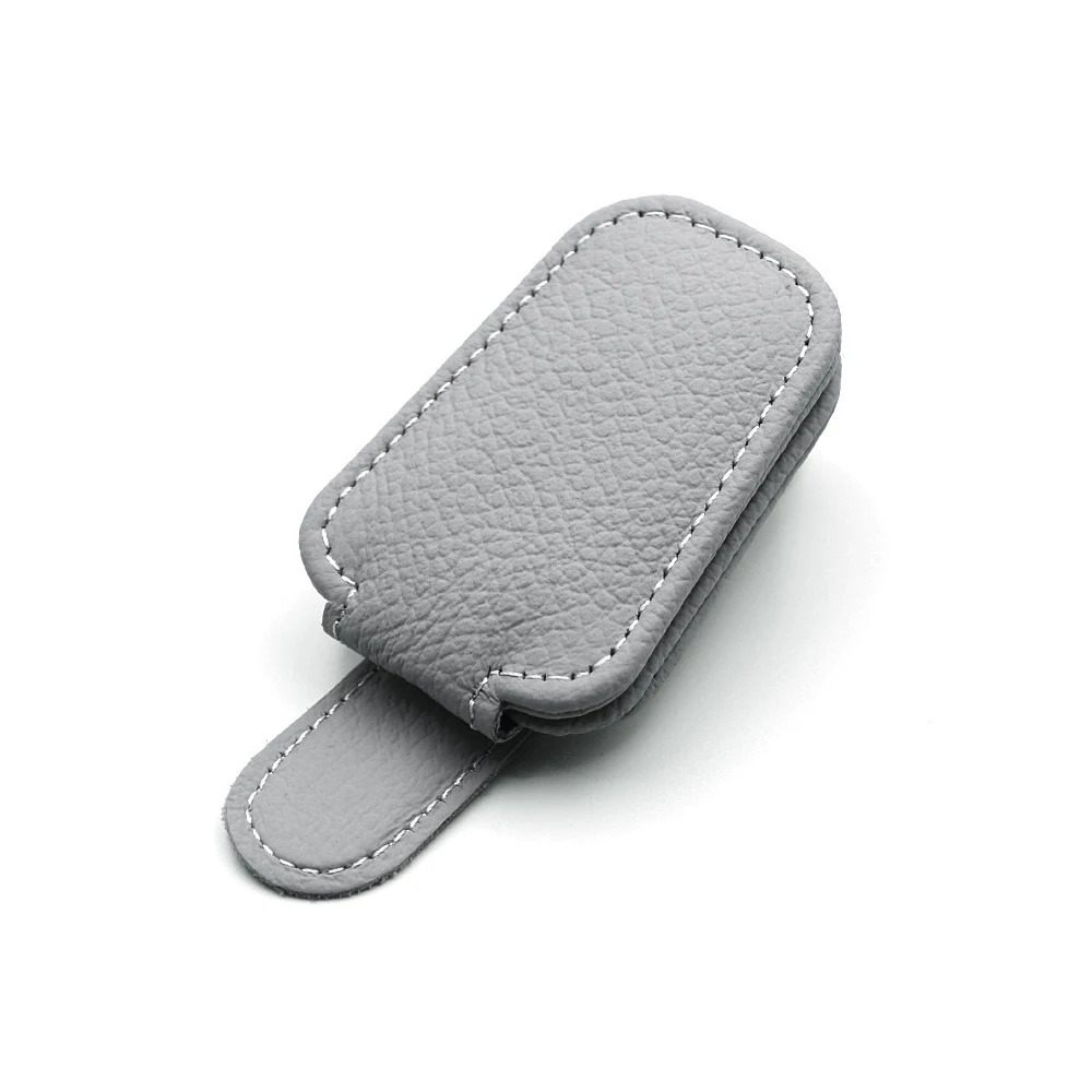 Marcel Luxe Leather Car Clip