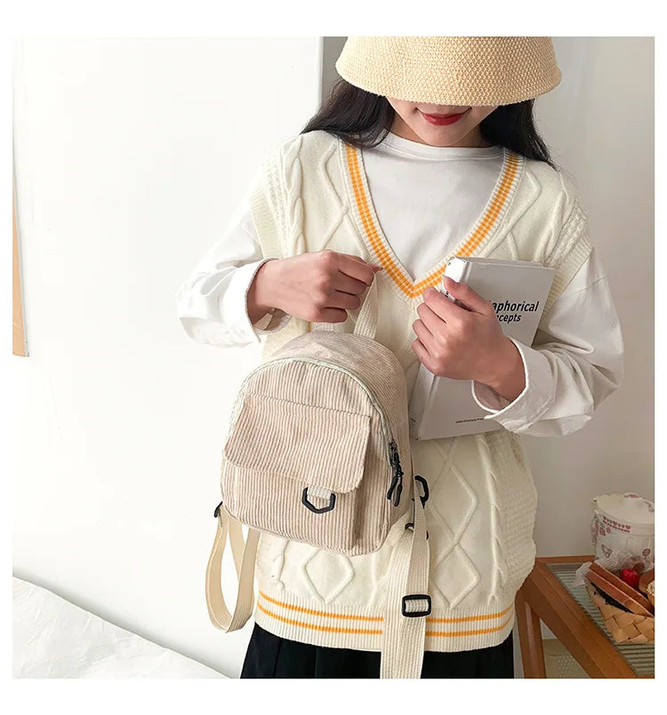 Mireille Corduroy Backpack