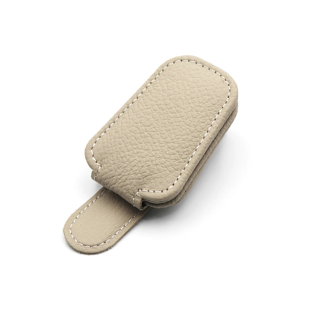 Marcel Luxe Leather Car Clip