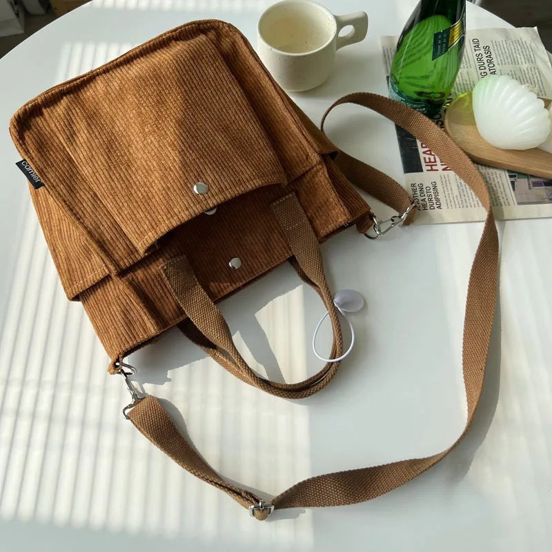 Léa Corduroy Shoulder Bag