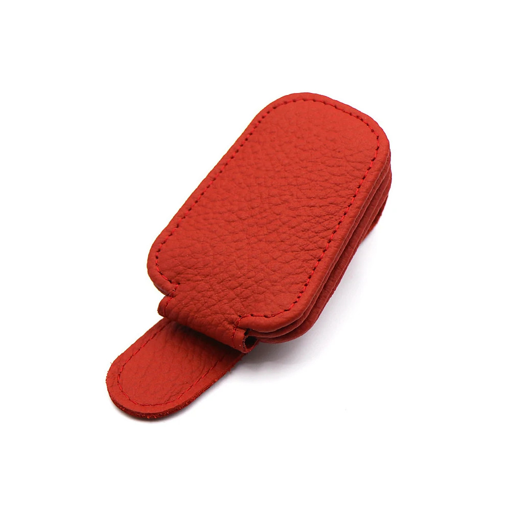 Marcel Luxe Leather Car Clip