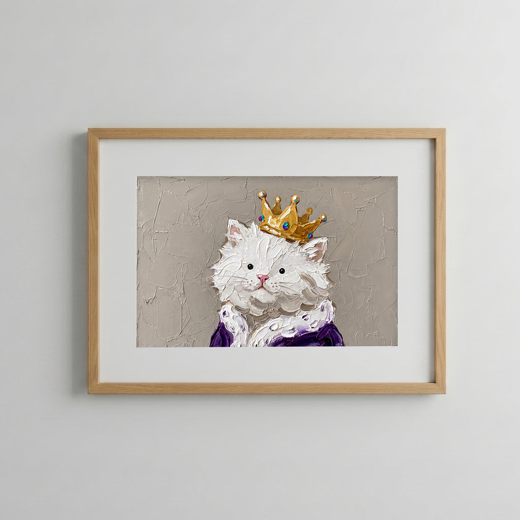 King Purrcival Framed