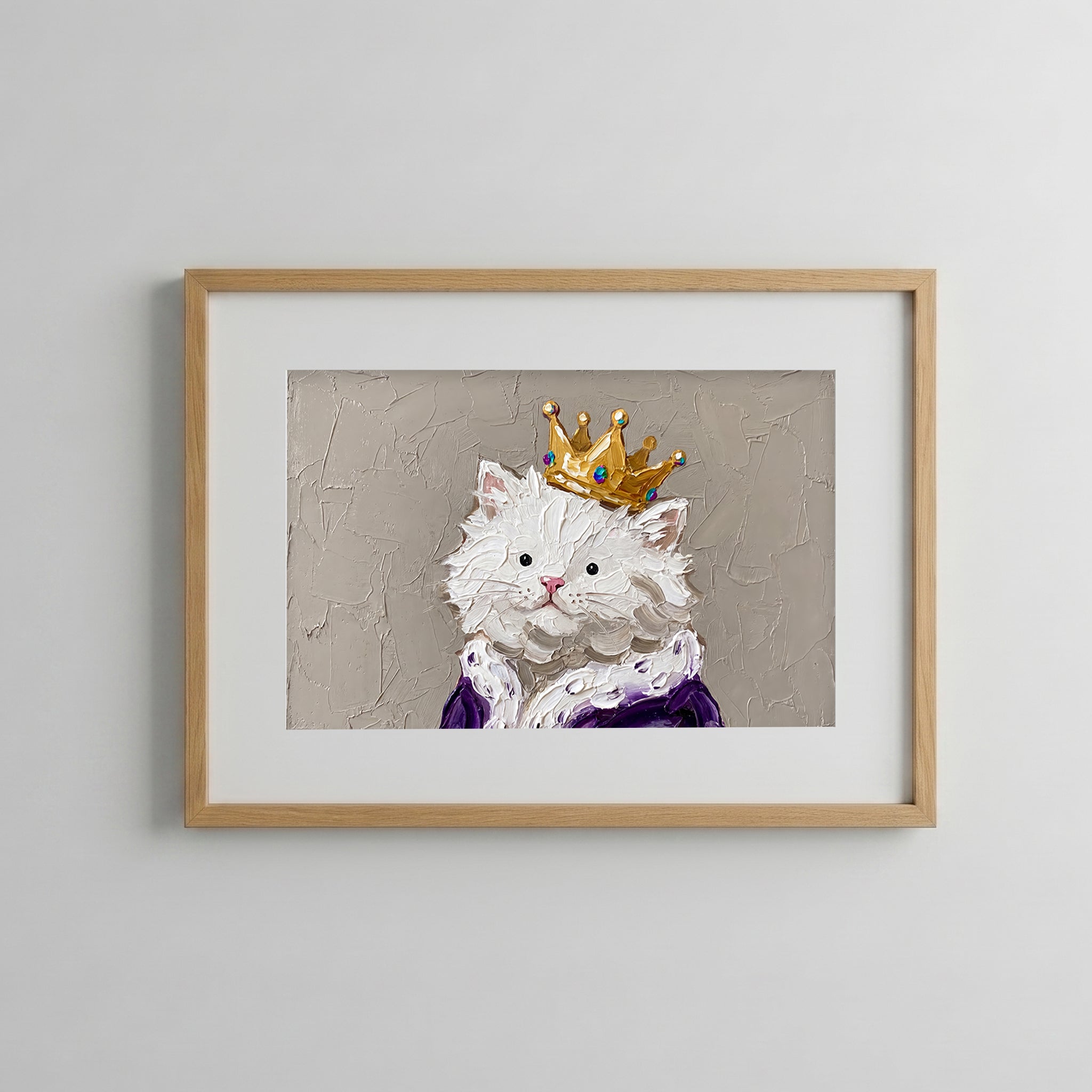 King Purrcival Framed