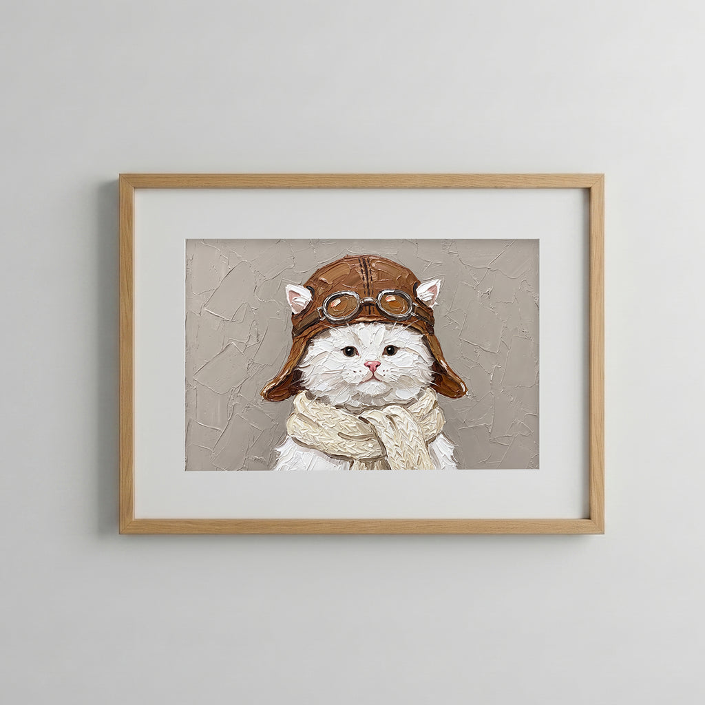 Captain Furrington Framed