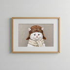 Captain Furrington Framed