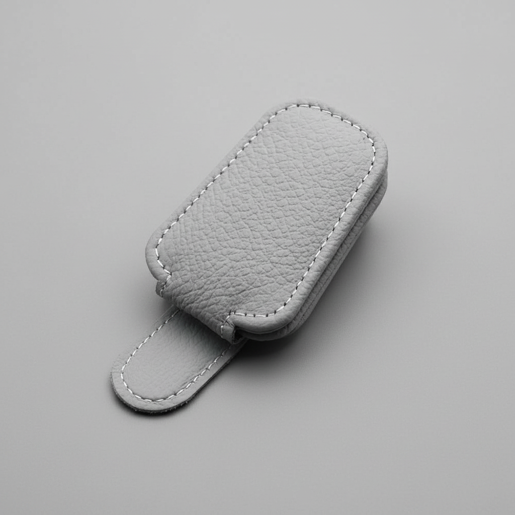 Marcel Luxe Leather Car Clip